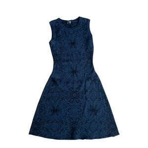 Missoni Blue Sleeveless A-Line Midi Dress size 40/S